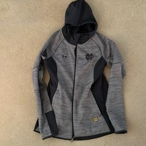 Notre Dame grey Under Armour swacket